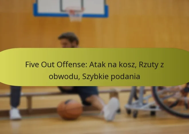 Five Out Offense: Atak na kosz, Rzuty z obwodu, Szybkie podania