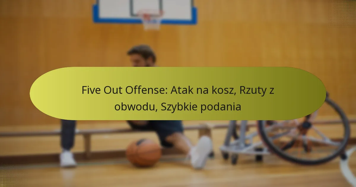 Five Out Offense: Atak na kosz, Rzuty z obwodu, Szybkie podania