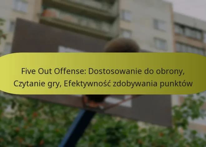 Five Out Offense: Dostosowanie do obrony, Czytanie gry, Efektywność zdobywania punktów