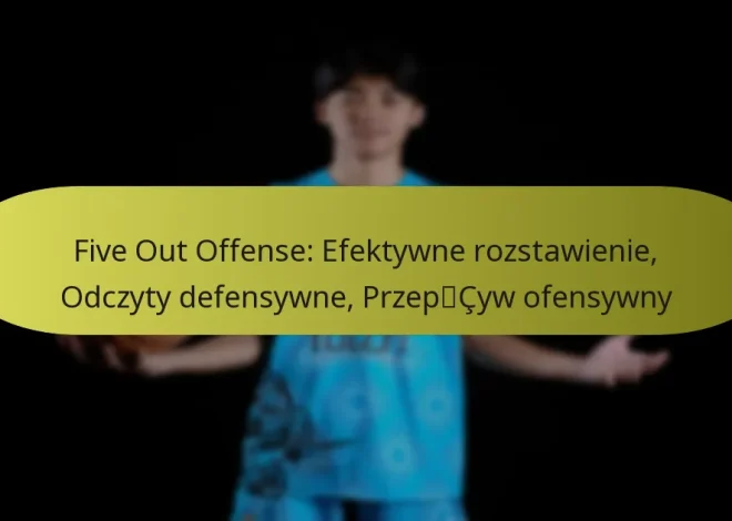 Five Out Offense: Efektywne rozstawienie, Odczyty defensywne, Przepływ ofensywny