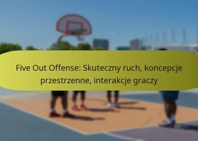 Five Out Offense: Skuteczny ruch, koncepcje przestrzenne, interakcje graczy