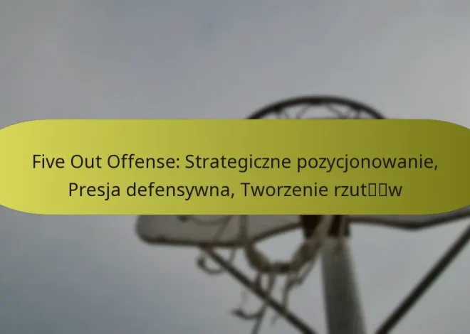 Five Out Offense: Strategiczne pozycjonowanie, Presja defensywna, Tworzenie rzutów