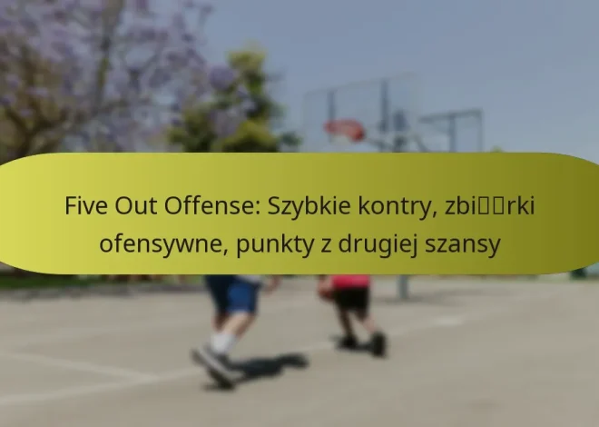 Five Out Offense: Szybkie kontry, zbiórki ofensywne, punkty z drugiej szansy