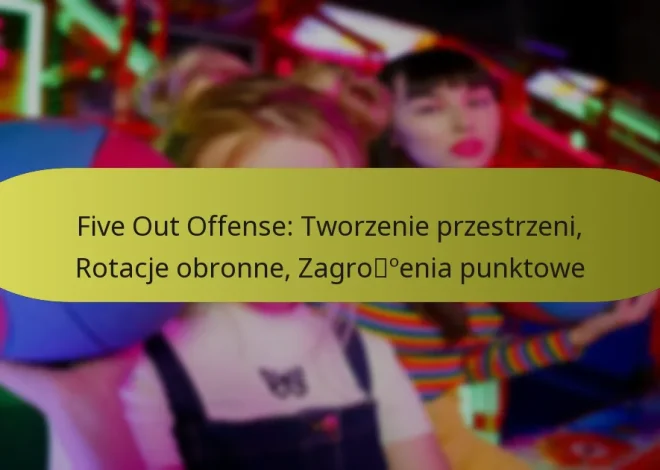 Five Out Offense: Tworzenie przestrzeni, Rotacje obronne, Zagrożenia punktowe